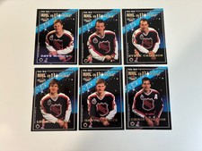 1992-93 Stadium Club Hockey complete 23 card 2 sided NHL All Stars set