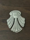 Sterling Silver Reed And Barton Monogrammed J Shell Shaped Bookmark 6 Grams