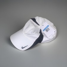 NEW Size M/L Nike Club Dri Fit White Black Golf Running Hat FD9709 101 Men's Cap