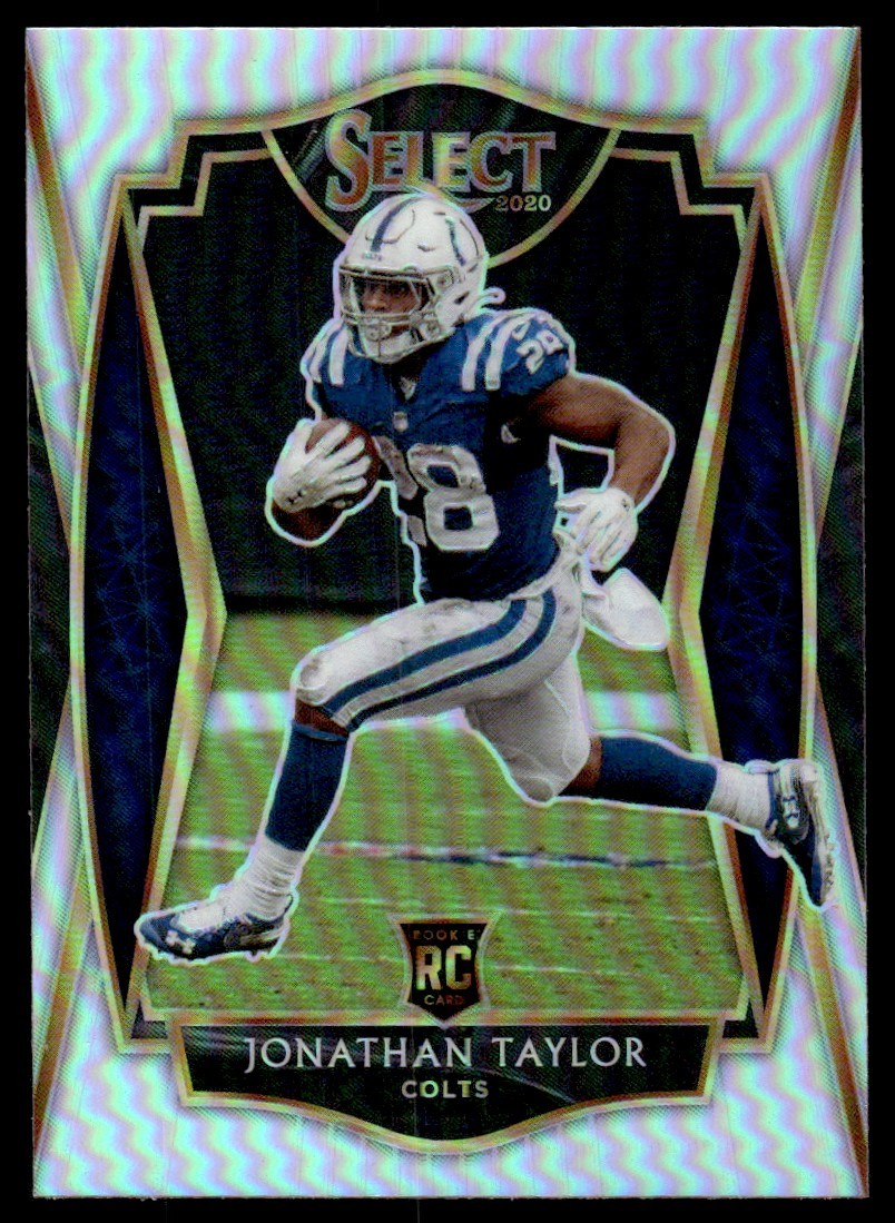 2020 Panini Select Silver Prizm Jonathan Taylor RC Indianapolis Colts #153