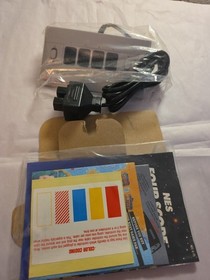 Nintendo NES Four Score Gray NES-034A 4-Player Controller Adapter Box & Manuals 