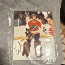 Bernie Parent Signed Original Philadelphia Flyers Hockey Photo