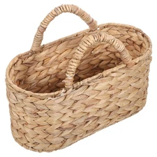 Kitchen Storage Basket Woven Baskets for Garden Tote with Handles