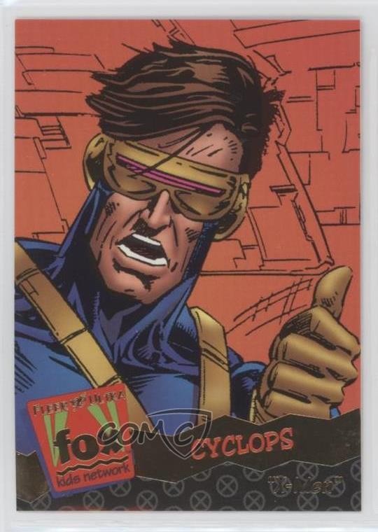 1995 Fleer Ultra Fox Kids Network X-Men Cyclops #92 0m0d