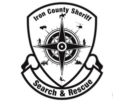4" iron county sheriff search & rescue bumper sticker decal usa made