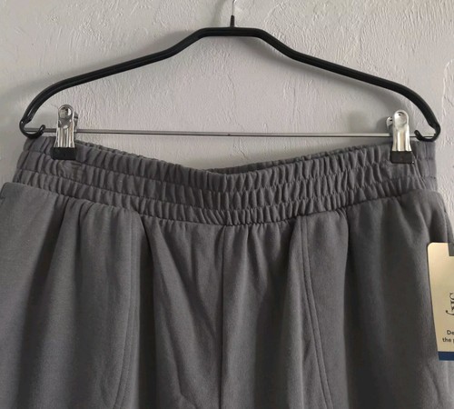 Terra And Sky Gray Plus Knit Shorts Size 0X (14W) New With Tags - Picture 4 of 8