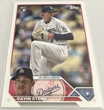 2023 Topps Update Series Baseball Gavin Stone Los Angeles Dodgers Rookie #US70