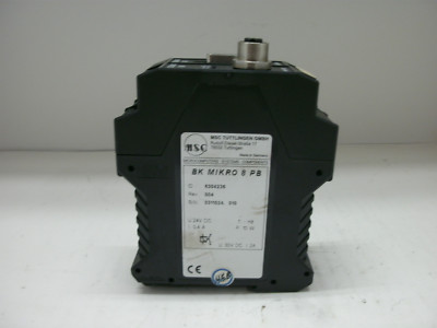 MSC BK MIKRO 8 TOOL BREAKAGE OBJECT MONITORING PROFIBUS SCANNER U 24V DC 0.4A