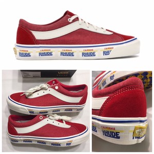 rhude vans red