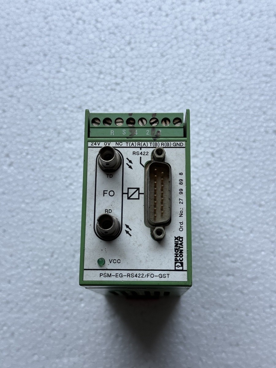 Convertitore Phoenix Contact PSM-EG-RS422/FO-GST – Nuovo, Aperto, Mai Usato