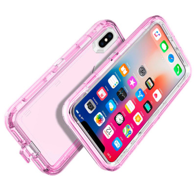 Cover Custodia Case PER IPhone XS MAX Trasparente TPU + PC Rigido - Foto 11
