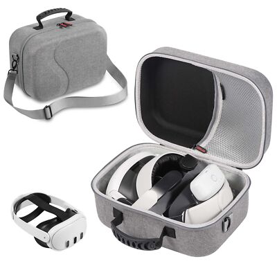 Carrying Case for Meta Quest VR Headset Elite Head Strap