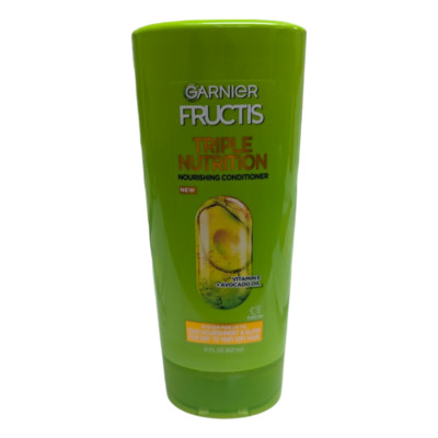 Garnier Fructis Triple Nutrition Nourishing Conditioner w/ Avocado Oil, 21 fl oz