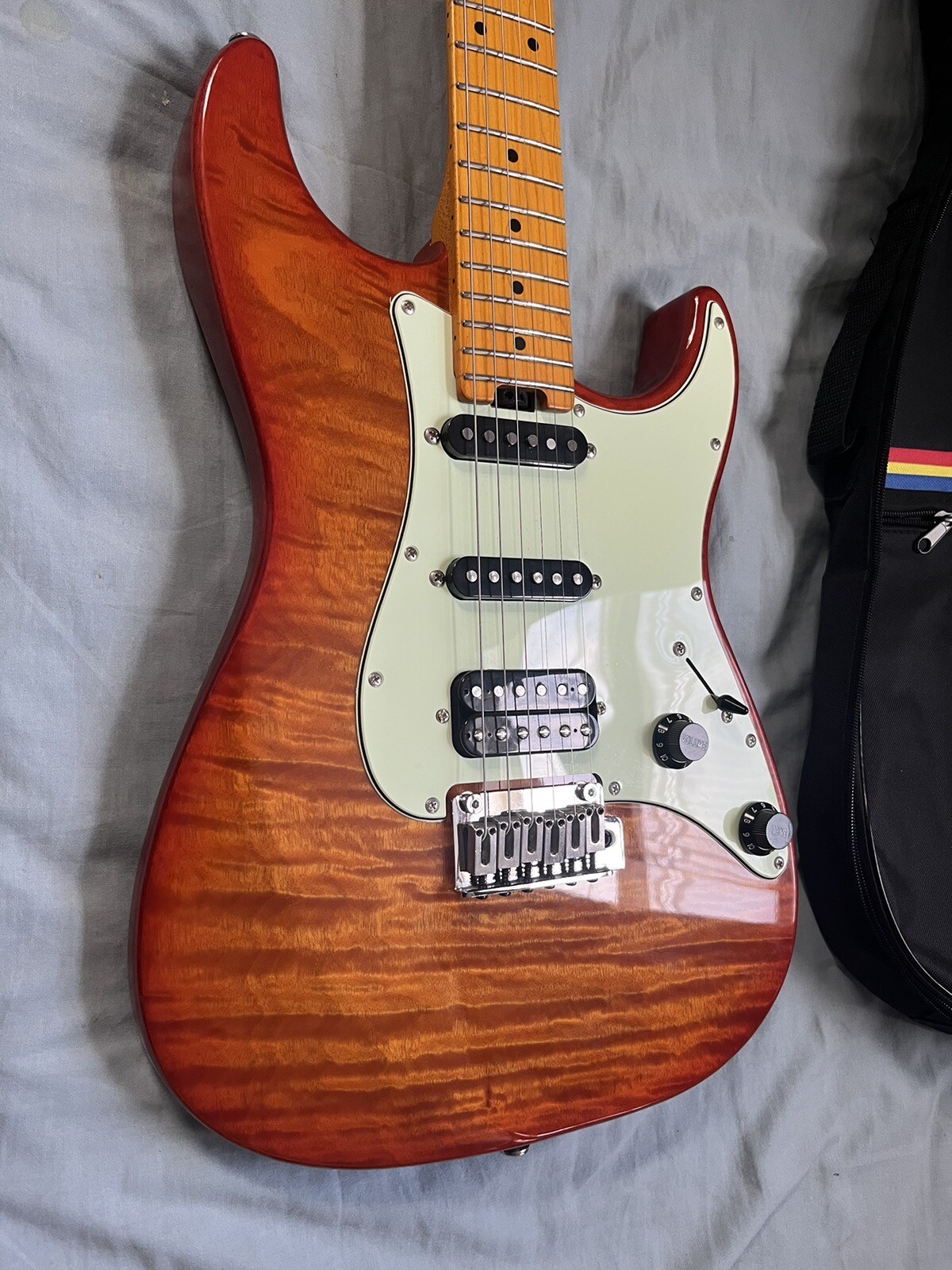 Eart Guitars NKC3 Model Modern Roasted Mahogany Modern Electric Guitar