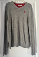 Abercrombie Kids Boys Gray Sweater Size 15/16