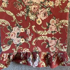 Ralph Lauren Pillowcase Floral Danielle Marseilles Ruffle USA Made Cotton Vtg