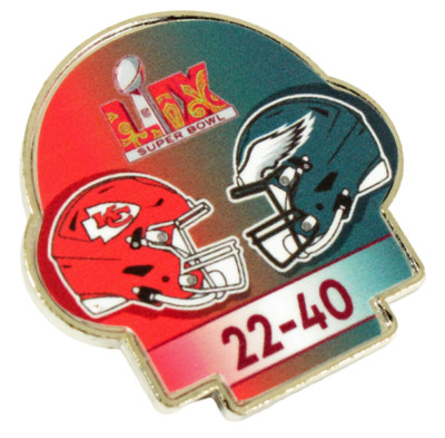 Philadelphia Eagles Super Bowl LIX Champions Score Pin | eBay