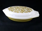 Pyrex #045 Casserole 2.5qt Verde Olive Vintage  Dish W/ Lid Avocado Green