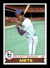 1979 Topps Baseball Set Break Elliott Maddox #69 New York Mets EX-NM