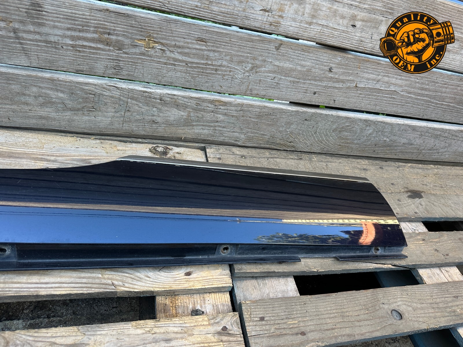 2003-2010 BENTLEY CONTINENTAL GT - LEFT SIDE SKIRT ROCKER MOLDING PANEL OEM 49k