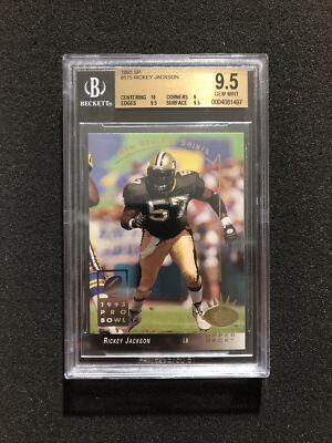 1993 Upper Deck SP RICKEY JACKSON #175 BGS GRADED 9.5   GEM MINT   PRO BOWL