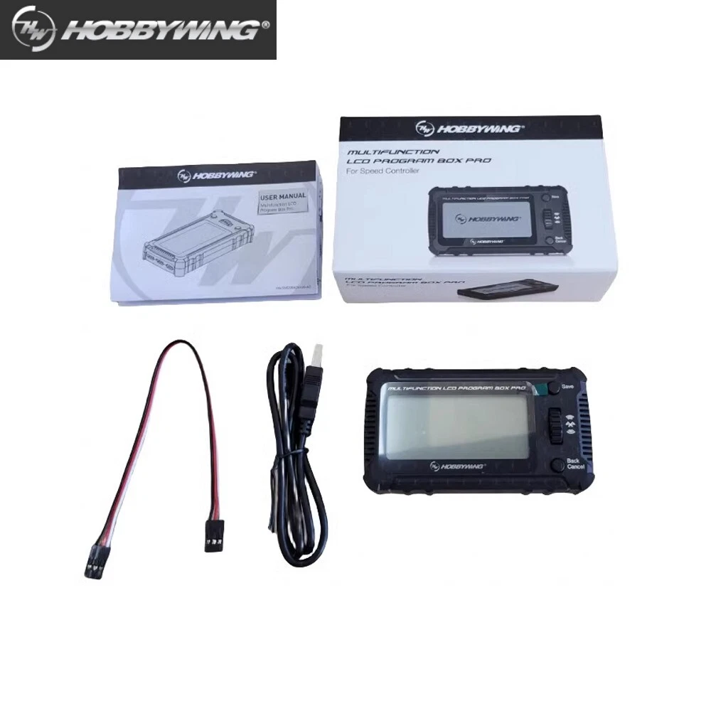 HOBBYWING ESC PROGRAMBOX PROセット Amazon.com: HOBBYWING Multifunction LCD Program Box Pro