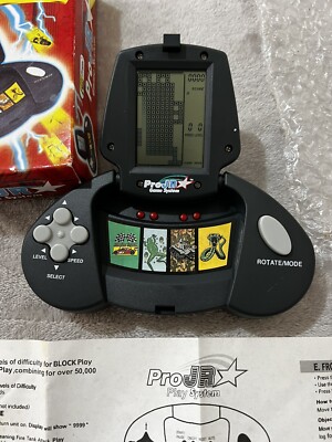 protech game system (ProJR?)   中国製ゲーム機 Pro Tech Pro Jr Grey Handheld Electronic System 16 Games 50,000