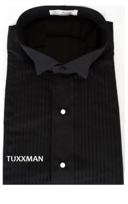 the black tux cotton dress shirt The Black Tux Essential Dress Shirt In Black | Size: Medium