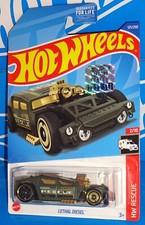 Hot Wheels 2022 Factory Set HW Rescue Series #121 Lethal Diesel Dark Green