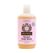 Herbal Body Wash Lavender  12.9 Oz By Moon Valley Organics
