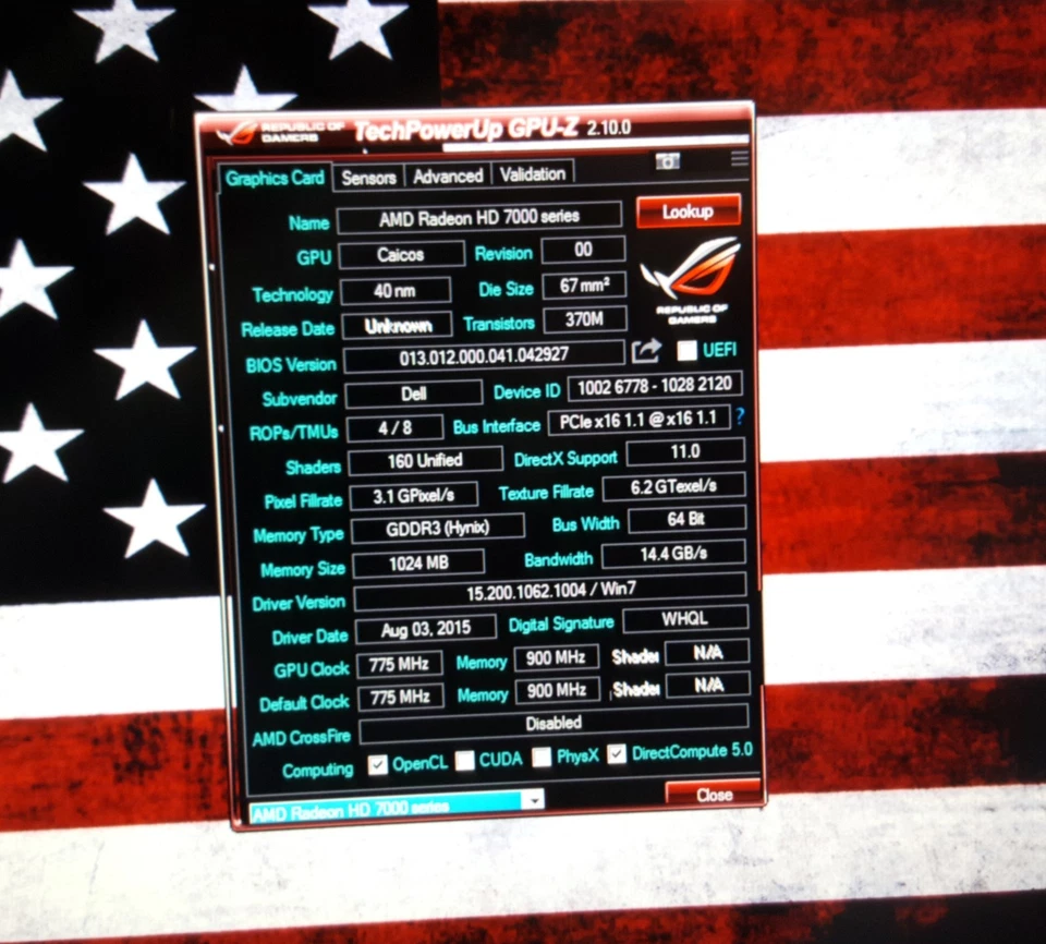 1GB Video Card HP Compaq SFF:  dc5800, dc5850, dc7100, dc7600, dc7700 Dual DVI  - Image 2 of 2