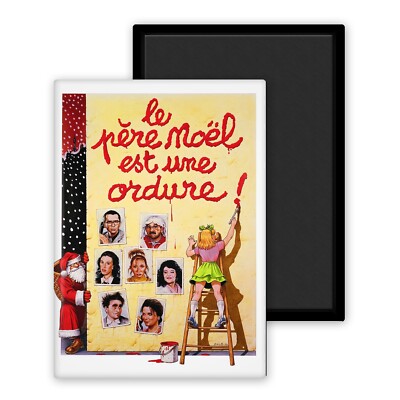 Der Weihnachtsmann ist Müll Version 1 - Kühlschrankmagnet 54 x 78 mm