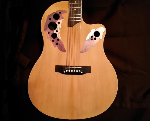 🎸FREE SHIPPING!🎸O Style Acoustic Guitar +Soft Case/Gig Bag +Rosewood FB +Pick!