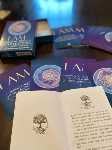 Tarjetas de afirmación positiva SOY con guía - Ley de atracción - Imagen 5 de 12