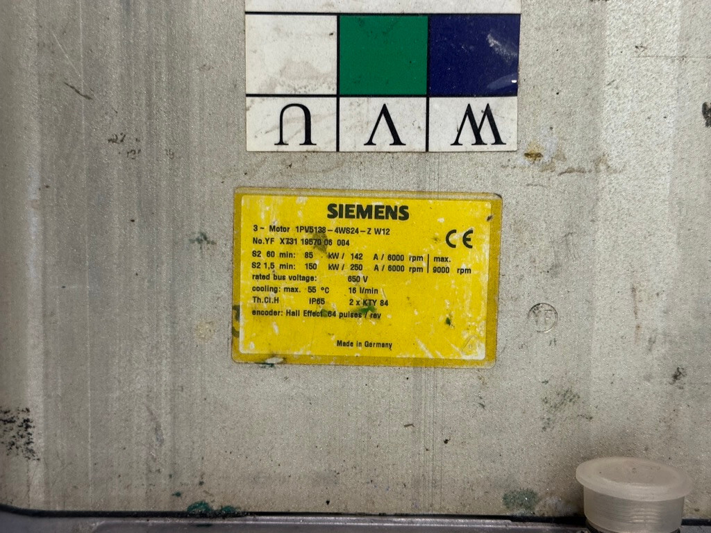 エレファント Siemens Generator ELFA Drive Motor 1PV5138-4WS24-ZW12 (150kW