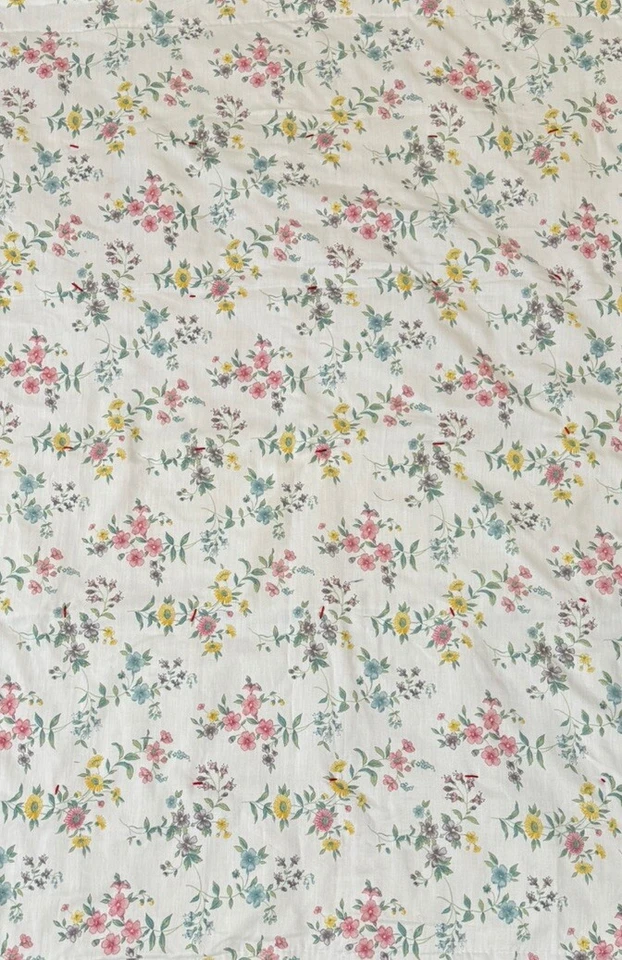 VTG Homemade Country Paisley Patchwork Blanket Double Side 51x43 CHIC COTTAGECOR - Image 3 of 3