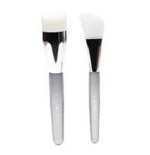 NEW Cosmedix Cleansing Brush & Silicone Applicator Set Skincare Tools Duo NIB!