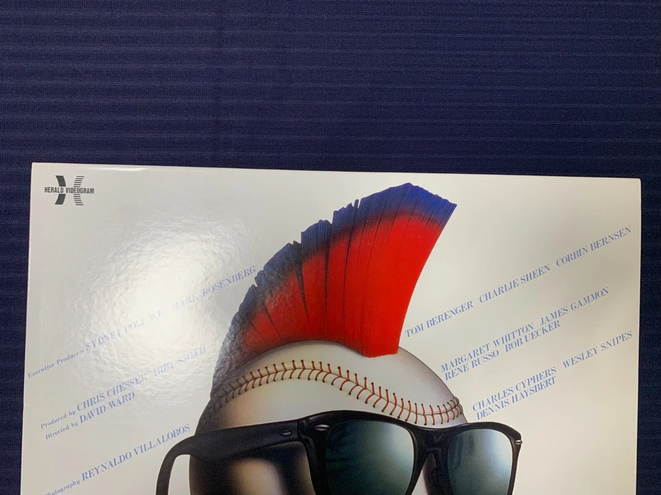 Major League Movie LaserDisc 1989 SF047-5386 Charlie Sheen w/Obi From Japan #71 — 第 2/4 张图片