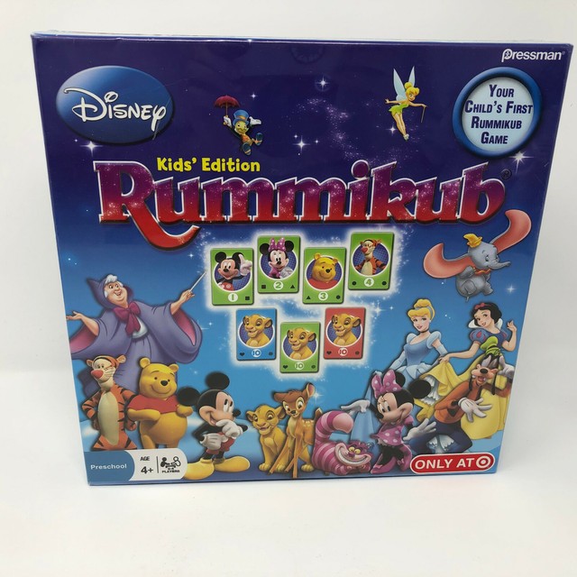 Disney Rummikub Kid's Edition PreSchool Age 4+ Factory Sealed New In