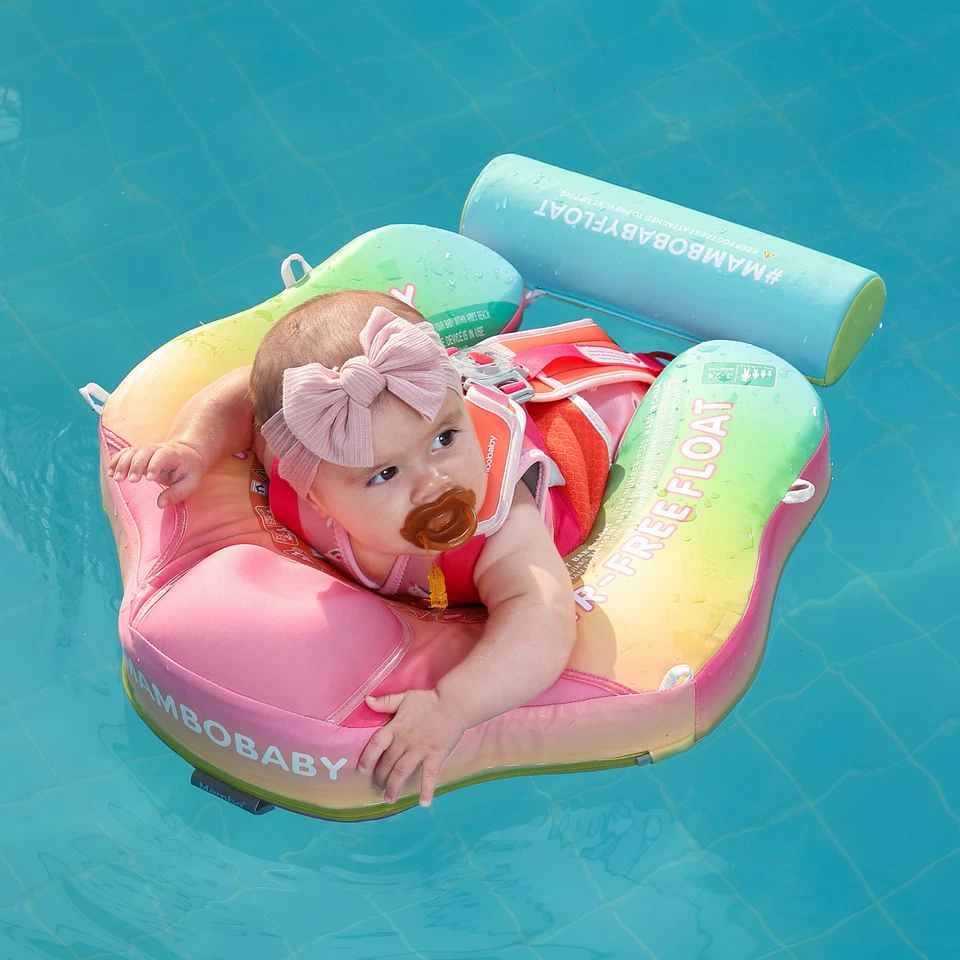Mambobaby Float with Canopy Baby Float Non-Inflatable Swimming Float for Infant - image 4 of 4
