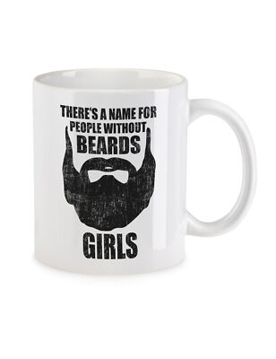 People Without Beards Kaffeetasse Hip Beard Mustache Bart Bärte Bartträger Fun
