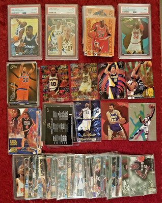 1995-96 FLAIR Robinson Michael Jordan Miller Hardaway Hot Numbers Rodman