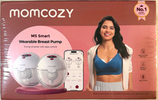 Momcozy M5 Smart Wearable Double Electric Breast Pump App Control 2 Pumps