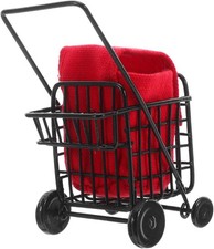 BESPORTBLE Scale Realistic Trolley for Pretend Play Compact Miniature Supermark