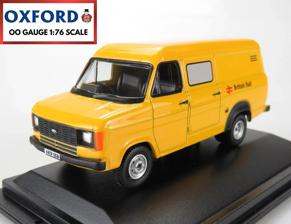 Oxford Diecast 76FT2002 British Rail Ford Transit Van MK2 BR 1 76 Scale OO Gauge
