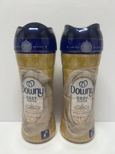 NEW 2 DOWNY COZY COLLECTION Laundry Scent Booster VANILLA CASHMERE 7.8 Oz Ea
