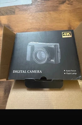 Digital Camera, 4K 48MP Autofocus Compact Digital Camera with 32G Memory - Image 1 of 4