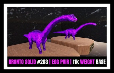 ARK Survival Ascended PvE BRONTO SOLID 203 NEW 11k WEIGHT TOP  PC/XBOX/PS5 ASA