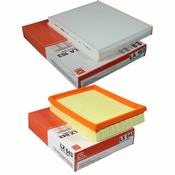 Mahle / Knecht Set Filterpaket Innenraumfilter LA 153 Luftfilter LX 643-image