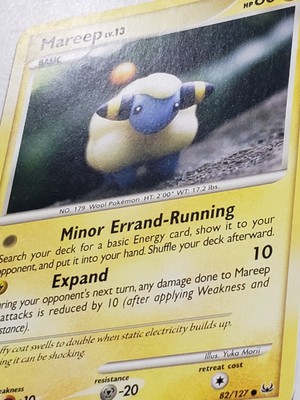 Mareep 82/127 LP - Yuka Morii Clay Art - Platinum Pokemon Card | eBay